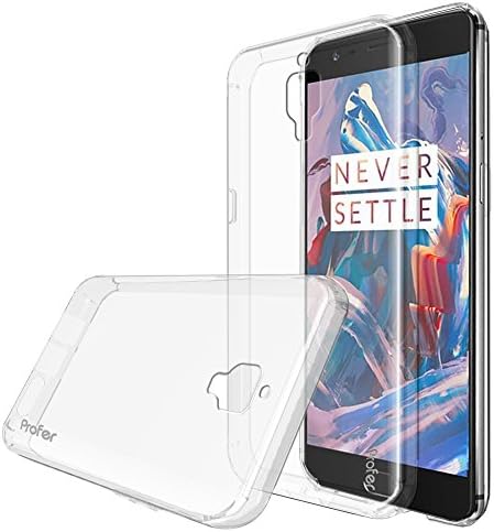 Oneplus 3 Case, Profer Anti-Scratches &amp; Shock TPU ULTRA SLIM FLEXIBLE SOFT Bumper Protective Case for Oneplus 3 (Clear)