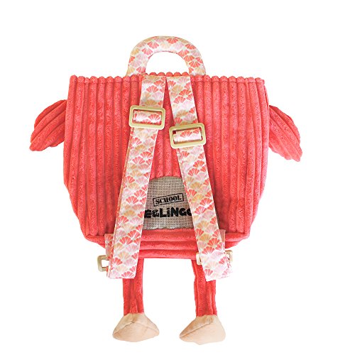 LES DEGLINGOS Sac à Dos Flamingos le Flamant Rose