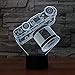 Produktbild Dwqerwre 3D Nachtlampe 3D Kamera Modellierung Led Tischlampe Usb Nachtlicht 7 Farbwechsel Touch Button Nacht Schlaf Beleuchtung Schlafzimmer Dekor Lampe Geschenke
