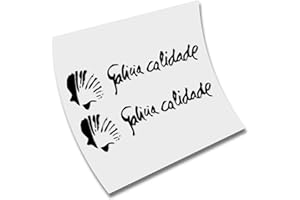 CUAC REVOLUTION PEGATINA STICKER GALICIA CALIDADE RALLY VINILO DECAL VINYL VINILO (Negro)