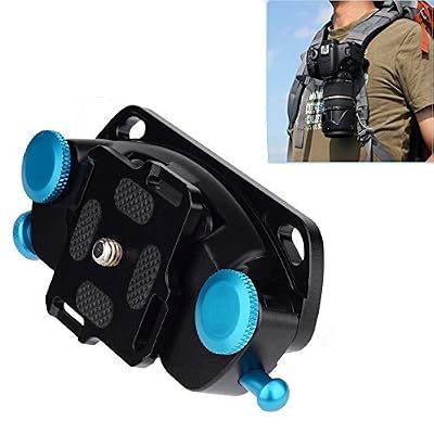 Fomito Spider Attache ceinture pour Appareil photo réflex numérique GoPro etc. Surface Polie 1/4"