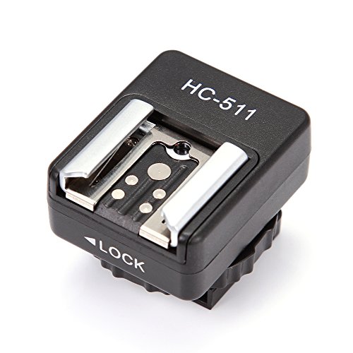 Fotga adaptateur de sabot Hot Shoe convertisseur de Flash pour appareil photo Sony cam  scopes Sony A7 A7R A7II A7S A6000 NEX-6 A99 A58 RX1 RX1R RX10 RX100M VG900E VG30E CX900E AX100E  fonctionne avec une Version de Flash pour Canon  HC-511
