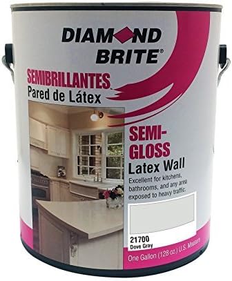 Diamond Brite Paint 21700 1-Gallon Semi Gloss Latex Paint Dove Grey by Diamond Brite Paint