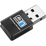 Multibao 300Mbps Wireless Network USB WiFi Dongle 802.11 B/G/N Adapter for PC Laptop compatible with Windows XP / VISTA / WIN