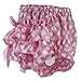 Baby Girl Satin Bowknot Bloomers Diaper Cover Panties for 0-6 Months S (White Dots on Pink)