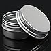 Cosmetics Container - TOOGOO(R)1 x Empty Cosmetics Pot Lip Balm Tin Jar Container screw 50ml