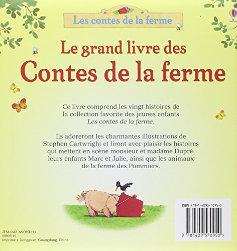Book's Cover of Le grand livre des contes de la ferme