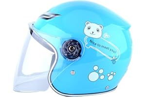 SyangKaitian Casco per Bambini Caschi da Skateboard per Bici da Bambino Casco Regolabile per Bambini, Casco da Bici per Bambini Casco ergonomico per Moto Antivento Caldo per Bambini per l'inverno