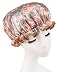 Double Layer Adult Waterproof Bath Shower Cap Bathing Cap Watermelon Red RS.1863.00
