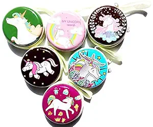 Birthday Popper Unicorn Tin case (12 Piece) as Bulk Birthday/Navrathri/Diwali Gifts/Return Gifts to Kids of All Age Group