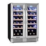 REGULABLE: Gracias al rango de temperaturas que ofrece la nevera para enfriar de 5 a 20 grados, se puede enfriar cualquier tipo de vino a su temperatura adecuada. La ventaja de disponer de dos zonas, permite poder mantener frío dos tipos de vino.