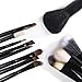Lychee Women 12pcs Soft Professional Makeup Brushes Cosmetic Make Up Brush Set Kit Foundation with Cup Holder Case (12Pcs Black)