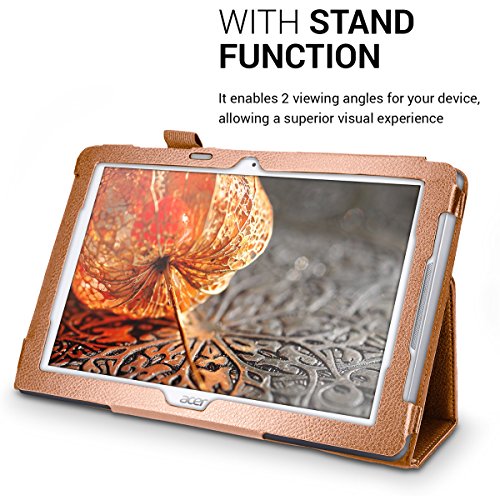 kwmobile Hülle für Acer Iconia One 10 (B3-A30) – Tabletcover Slim Case Tablet Schutzhülle – Smart Cover Tabletcase Rosegold - 6