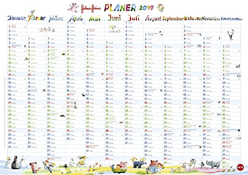 Preisvergleich Produktbild Helme Heine Posterplaner - Kalender 2019