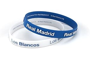 REAL MADRID CLUB DE FÚTBOL Armband Real Madrid Football Club 3d Blau und Weiß Junior für Damen und Kinder, Silikon-Armband, Offizielles Lizenzprodukt