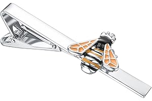 RunootPR Novelty Animal Insect Tie Clip for Men Unique Tie Bar for Necktie Wedding Business Holiday Personalized Jewelry