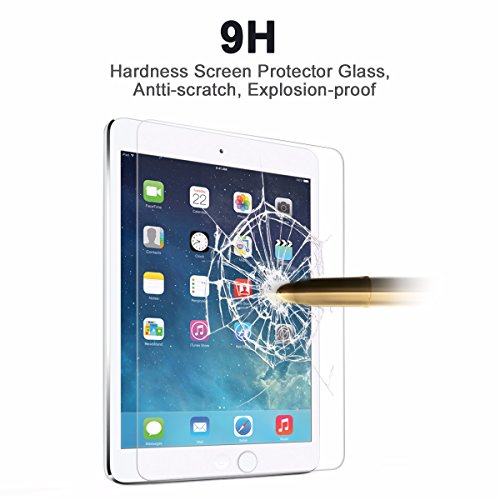 [2-pack] iPad mini Schutzfolie, SIDARDOE gehärtetes Schutzglas Panzerglas für Apple iPad mini, iPad mini 2, iPad mini 3, HD ultraklar, 0,33mm, 2,5D abgerundete Ecken, Härtelevel 9H, kratzfest, fingerabdruckabweisend, mit Garantie - 4