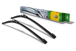 ‎HELLA HELLA Easy Set OE Scheibenwischer - SetOE6040 - Flachblatt-Wischer - für Linkslenker - 600/400mm - 24/16" - vorne - Menge: 2 - 9XW 358 164-051