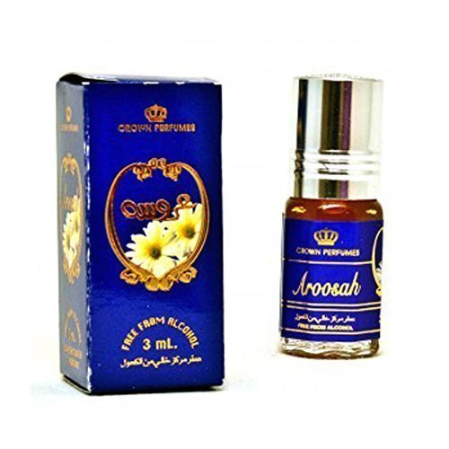 Prime Genuine Attar Oil Perfume Fragrance Roll On Alcohol Free Halal 3ML Top Quality (3 ML, Aroosa)