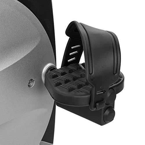 CAPITAL SPORTS Rowbi 3 in 1 Ruder-Fahrrad-Ergometer Seilzugtrainer (Metallrahmen für Belastung bis max 125 kg, platzsparende Aufbewahrung) silber-schwarz - 6