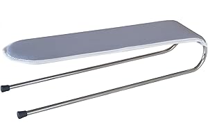 Top House Italia Stiramaniche Asse da stiro mini - Salvaspazio e robusto - 50x11cm - Stira manica della camicia - Copertina cucita a mano - Made in ITALY