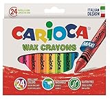 ceras duras carioca Resistente Carioca - Caja con 24 ceras pastel (A36150024)