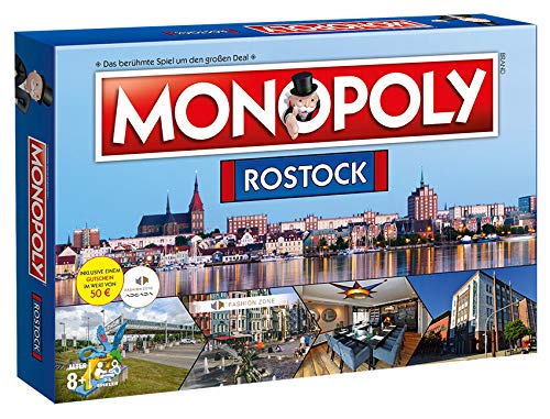 Preisvergleich Produktbild Winning Moves Monopoly Rostock City Stadt Edition Spiel Gesellschaftsspiel Brettspiel