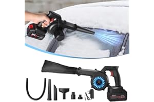 LPQKCCY Souffleur Air Comprimé, 130000 TR/Min Dépoussiérant PC avec Batterie 10000mAh, Dépoussiéreur Électrique, Air Comprimé Duster, pour Électronique Voiture, Air Duster