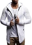 HOCHWERTIGE VERARBEITUNG: Die stylische Herren Kapuzenjacke in tollem und außergewöhnlichem Design. Das Material dieser Männer Sommerjacke wird aus leichten aber dennoch hochwertigen Stoffen (hohe Qualität) hergestellt und sorgt für ein angenehmes Gefühl. Egal also, ob ihr sie beim oder nach dem Sport als Trainingsjacke, zu Hause zum Entspannen oder draußen auf der Straße als Sommerjacke tragt.