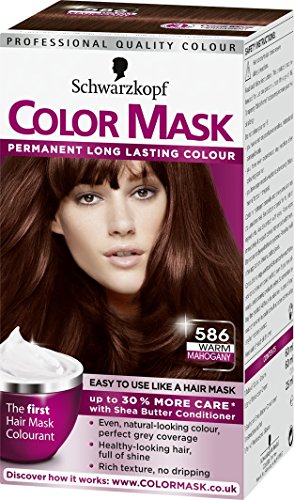 Schwarzkopf Colour Mask, Warm Mahogany Number 586 - Pack of 3