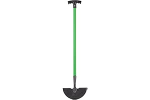 Jazooli Garden Tools | Carbon Steel Lawn Edging Border Cutter & Garden Edging Grass Cutter | Half Moon Lawn Edger & Edge Trimmer with Head Step | T Handle 91cm