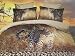 Produktbild CUSHIONMANIA 3D Effekt Bettwäsche Set 125 GSM Schweres Gewicht doppelt Kingsize (King, Leopard)