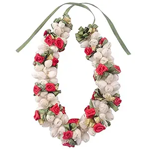 GuruEmbellish Hair Bun Juda Maker Flower Tiara/Gajra Hair Accessories for Women Girls, Pack of 1