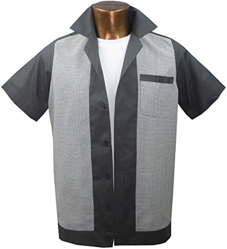 1950s/1960s Rockabilly,Bowling, Retro, Vintage Men's Shirt (XX-Large)