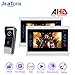 Produktbild Jeatone 720P AHD HD 7"Screen Video Intercom Door Phone Unlock Kit Record with 2 Monitor + 110 Viewing Angle Doorbell Cameras