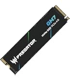 内蔵型SSD PREDATOR GM6 1TB SSD Acer Predator GM7000 1TB SSD, PCIe Gen4x4 NVMe M.2 SSD with DRAM