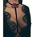 Produktbild Vovotrade Frauen Bustier BH Halter Blumen Stickerei Bandage Dessous Cage Top (Size:M, Schwarz)
