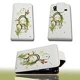 samsung galaxy ace 2 taschenlampe einschalten Exklusive Flip-Style Handytasche / Schutzhülle Tasche (vertikale Öffnung - flip)