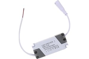 VILLCASE 18w Controlador Led De Corriente Constante Dc Adaptador De Alimentación Para Luces Led Fuente De Alimentación Silenciosa Y Segura Para Lámparas De Techo Focos Y Tiras