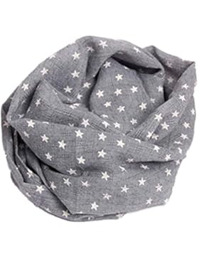 Kolylong Unisex-Baby Baumwollmischung O-Ring Schals (Für 2 bis 10 Jahre alt)