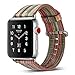 Produktbild FeiliandaJJ Uhrenband Ersatzarmbänder Für Apple Watch Series 1/2/3 38mm,Armbänder Leder Rainbow Sport Smart Watch Zubehör Uhrenarmbänder Replacement Watch Band (A)