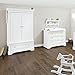 Produktbild Komplettzimmer EMILIA weiss, 2-türiger Kleiderschrank, Wickelkommode und Babybett