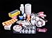 Ardisle Nail Lamp Light Kit Set Uv Powder Top Coat Builder Gems Acrylic Tips Package Content: 1 x UV Lamp 36W 1 x Cuticle oil 1 x Cutter 1 x Cleanser plus 1 x UV gel (pink) 1/2 OZ 1 x UV gel (white) 1/2 OZ 1 x UV gel (clear) 1/2 OZ 8 x Painting brush pen 1 x Cuticle fork 1 x Cuticle pusher double-sides 1 x 12 Colors of rhinestones 1 x 12 Colors of pearl 2 x Nail separator 1 x Nail glue 20 x Nail Form 1 x 4Way Sand Block 1 x Pink Buffer Block 1 x Black Sanding Files 1 x 100pcs nail tips - natural 1 x Side Clipper 1 x UV top coat 1 x Practice Finger 1 x Clean Brush 1 x 12 Color UV gel 1 x Dappen Dish