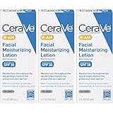  CeraVe Moisturizing Facial Lotion AM, 3 Ounce (Pack of 3) by CeraVe