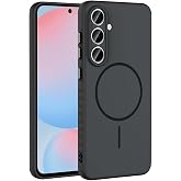 Coverzone Samsung Galaxy S25 FE İle Uyumlu Kamera Lens Korumalı Kılıf Magsafe Uyumlu Kablosuz Şarj &Ouml;zellikli Tea Silikon Tele