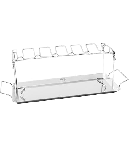 2x Hühnerflügel-Halter Aus Edelstahl – U-förmige BBQ-Gabeln Für Grill & Ofen