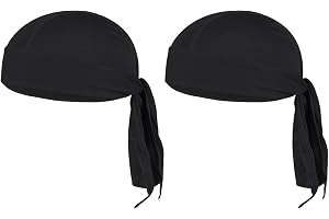 2 STK Bandana, underhjälm Cykelhjälm Andningsbar Huvudbandage Torkar Snabbt Andningsbar Sport Bandana Mössa Herr Dam för Cykling Löpning Motorcykel Löpning