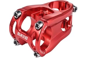 CYSKY Potencia 31.8 50mm Potencia MTB Potencia de Bicicleta de Montaña Riser Potencia Corta Manillar para Bicicleta de Carretera, MTB, BMX, Descenso 0 Grados