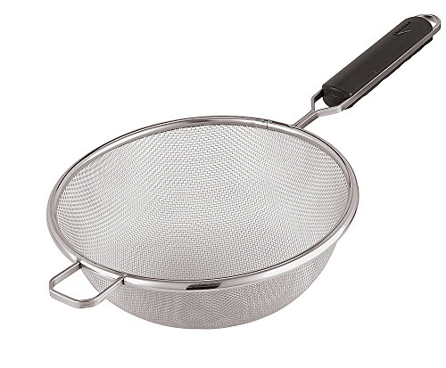 Paderno 12622–26 Mesh Sieb, 26 cm, ABS-Griff, Edelstahl