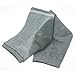 Makhry 2 Pairs Moisturising Silicone Gel Heel Socks for Dry Hard Cracked Skin Moisturizing Open Toe Comfy Recovery Socks (Black+Grey)